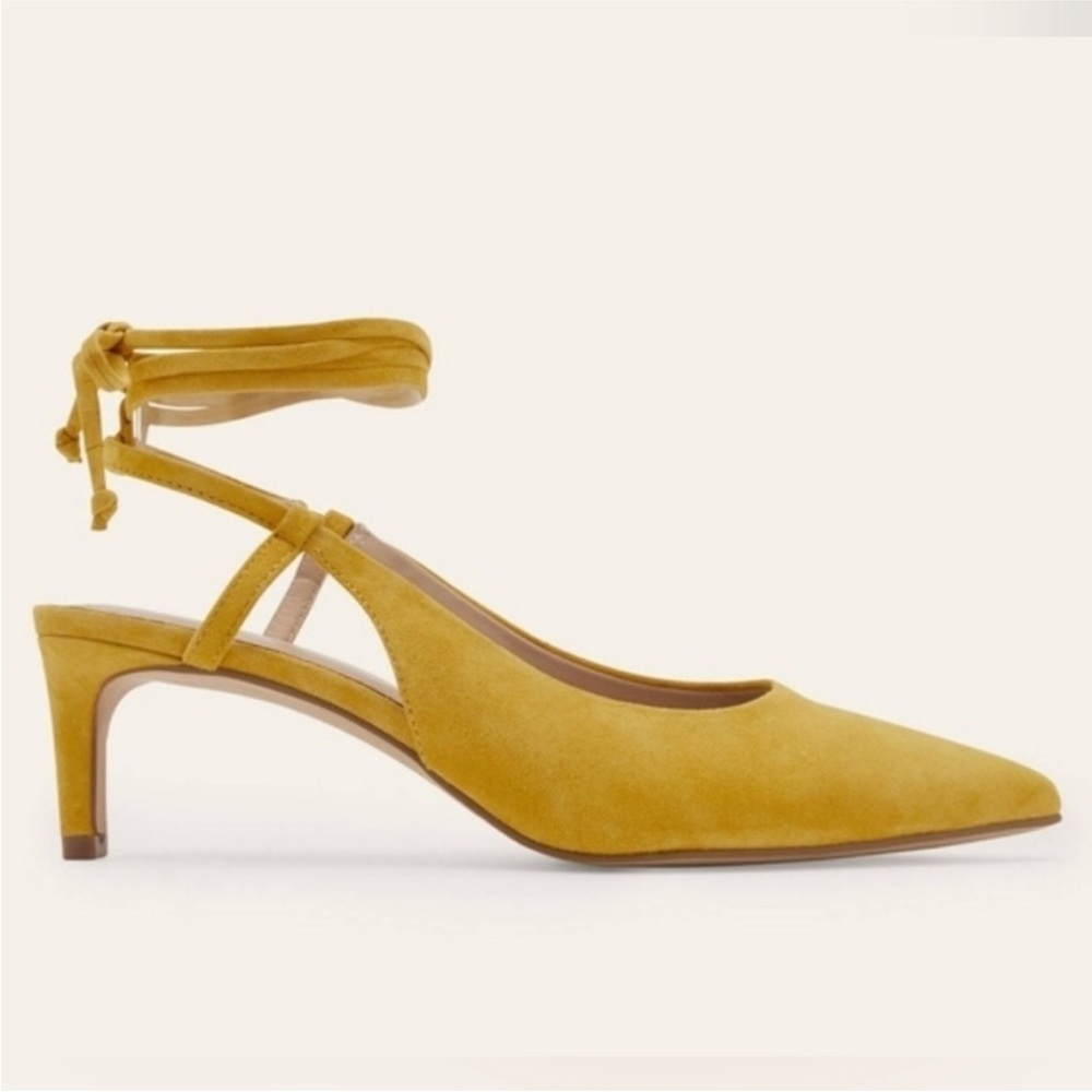 Boden Mustard Yellow Heels